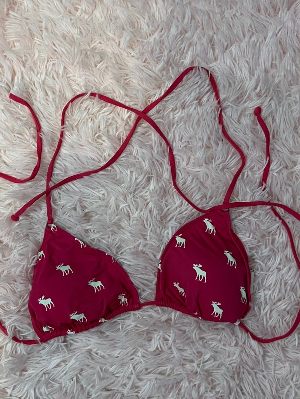 Abercrombie & Fitch Moose Logo Bikini Top